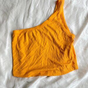 ASOS Women's Orange Crop-top
